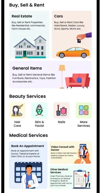 Ridey marketplace and medical services preview